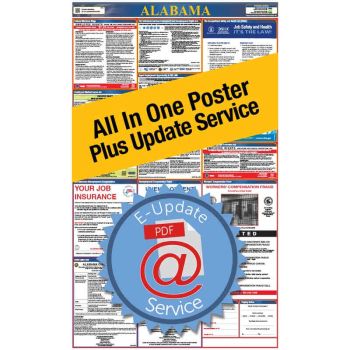 Alabama All in One Poster + 2 Year E-Update Service
