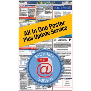Arkansas All In One Poster + 1 Year E-Update Service