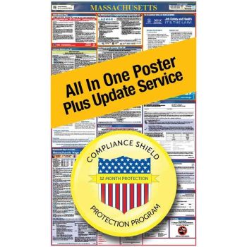 Massachusetts All In One Poster + 1 Year Replacement Poster