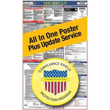 Michigan All In One Poster + 3 Year Replacement Poster