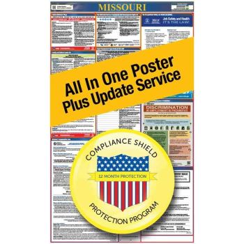 Missouri All In One Poster + 1 Year Replacement Poster