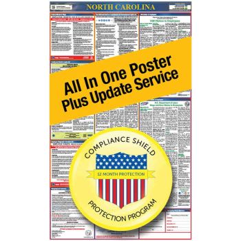 North Carolina All In One Poster + 1 Year Replacement Poster