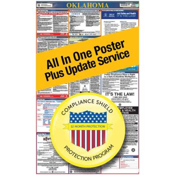 Oklahoma All In One Poster + 1 Year Replacement Poster