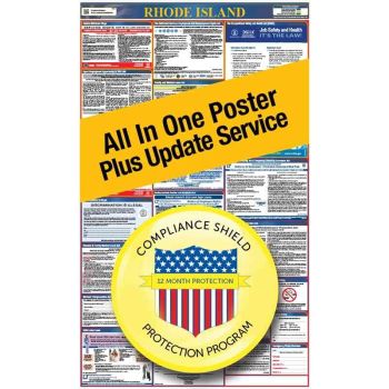 Rhode Island All In One Poster + 1 Year Replacement Poster