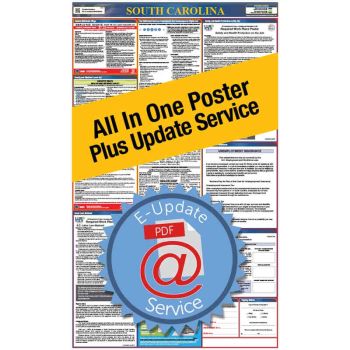 South Carolina All In One Poster + 1 Year E-Update Service