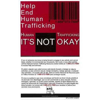Louisiana Human Trafficking Poster